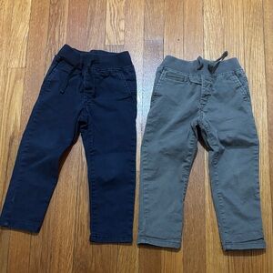 GAP Kids Navy and Gray Khakis